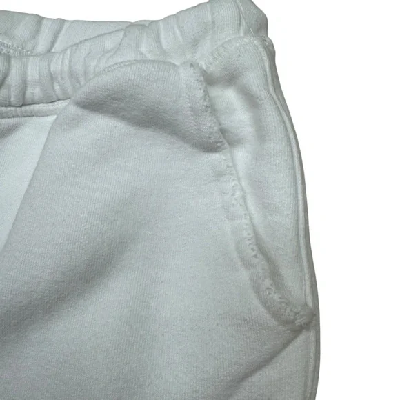 Frank & Eileen Sweatpants Cropped Pants Womens M White Tee Lab  Terry Cloth - Picture 7 of 13